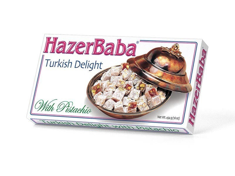 حلقوم تركي بالفستق 125 جم - هازر بابا Hazer Baba