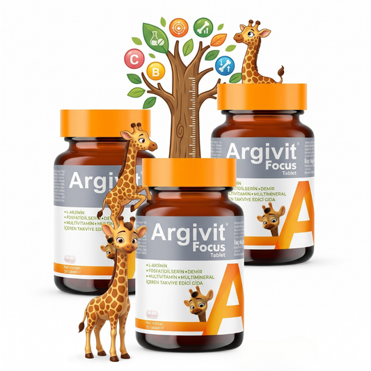 باقة ارجيفيت فوكس أقراص للأطفال – 3 علب Argivit Focus