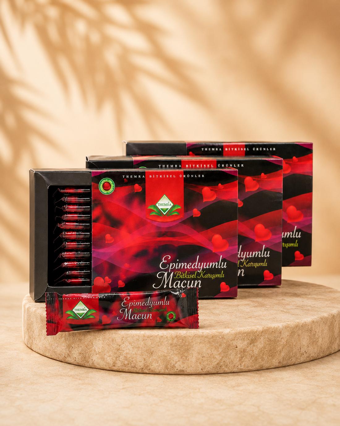 عرض 3 علب - باقة أظرف معجون ثيمرا التركي بالأعشاب والعسل 3 علب × 12 ظرف