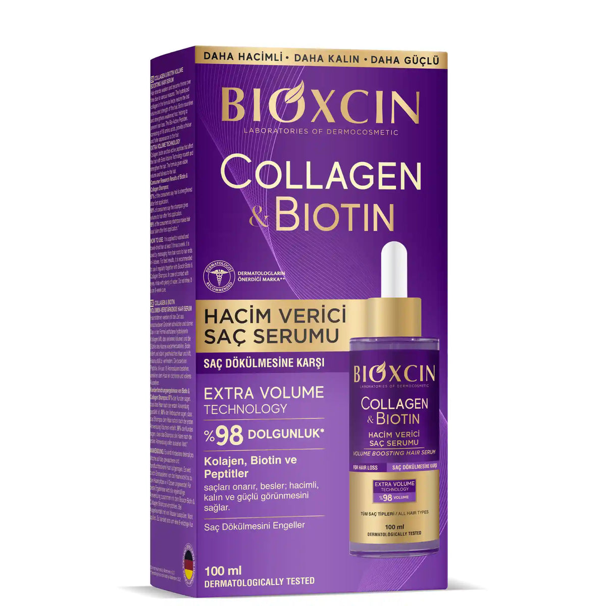 سيروم شعر بالكولاجين والبيوتين 100 مل - بيوكسين Bioxcin