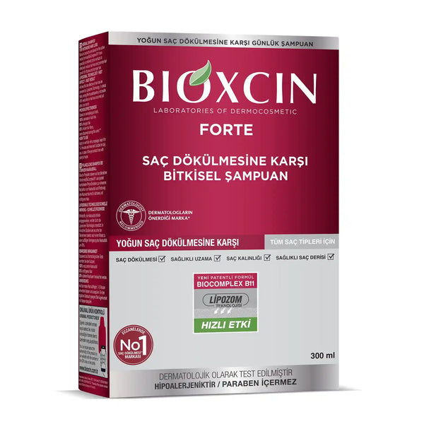 شامبو فورت هيربال Forte Herbal للعناية بتساقط الشعر لجميع أنواع الشعر 300 مل - بيوكسين Bioxcin