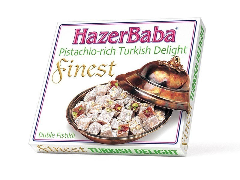 حلقوم تركي بالفستق 125 جم - هازر بابا Hazer Baba